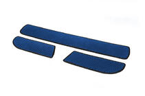 Mercedes Sprinter W907/W910 2018- Polyurethane Door Sill Mats (3 pcs, EVA, Blue) photo 2