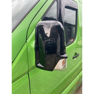 Mirror Covers BlackEdition (2 pcs, plastic) Volkswagen Crafter 2006-2016 photo 1