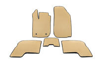 Renault Logan II 2013-2022 EVA Floor Mats (Beige) photo 1