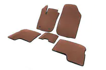 Dacia Logan I 2008-2012 EVA Floor Mats (Brown) photo 2