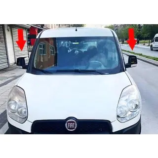 Mirror Covers BMW-Style (2 pcs) Fiat Doblo II 2010-2022 photo 1