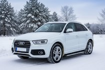 Audi Q3 2011-2019 Side Steps Shining V1 (2 pcs, Aluminum) photo 1