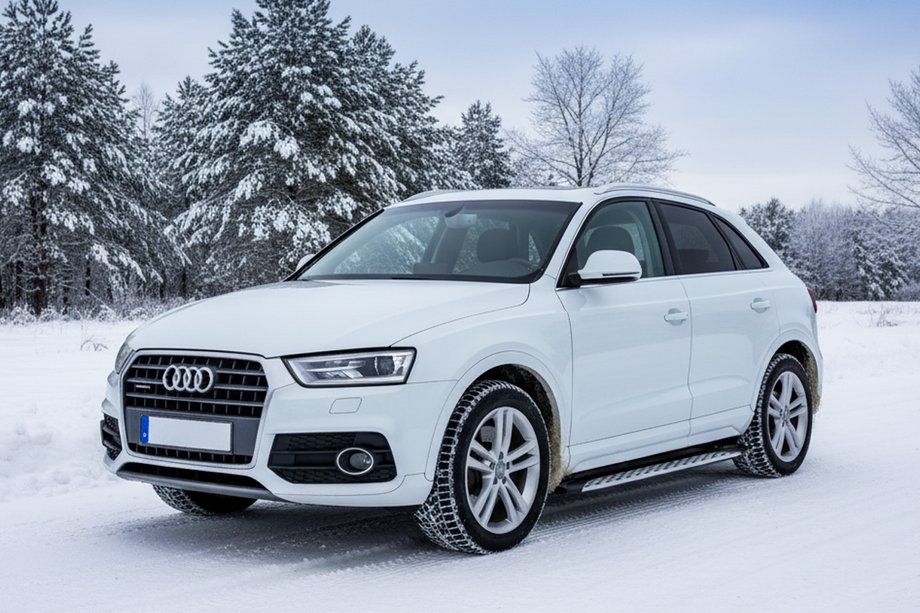 Audi Q3 2011-2019 Side Steps Shining V1 (2 pcs, Aluminum) Image