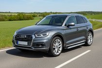 Audi Q5 2017-2025 Side Steps Shining V1 (2 pcs, Aluminum) photo 1