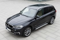 BMW X5 F15 2013-2018 Side Steps Shining V1 (2 pcs, Aluminum) photo 1
