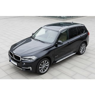 Side Steps Shining V1 (2 pcs, Aluminum) BMW X5 F15 2013-2018 photo 1