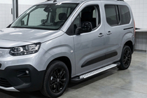 Fiat Doblo III 2023- Side Steps Allmond Grey (2 pcs, Aluminum) photo 1