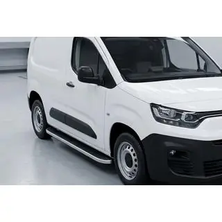 Side Steps Tayga Grey (2 pcs, Aluminum) Fiat Doblo III 2023- photo 1