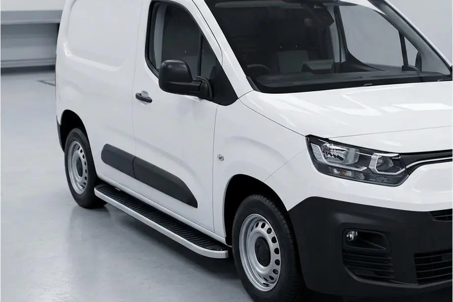 Fiat Doblo III 2023- Side Steps Tayga Grey (2 pcs, Aluminum) Image