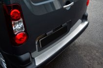 Peugeot Partner Tepee 2008-2018 Rear Bumper Protector OmsaLine Stainless Steel photo 2