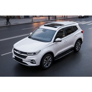 Side Steps Bosphorus Grey (2 pcs, Aluminum) Chery Tiggo 7 2020- photo 1