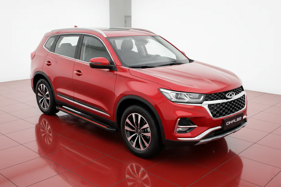 Chery Tiggo 7 2020- Side Steps Maya Red (2 pcs, Aluminum) Image