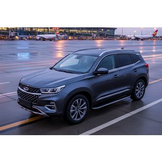Side Steps Tayga Grey (2 pcs, Aluminum) Chery Tiggo 7 2020- photo 1