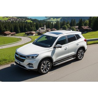 Side Steps Rainbow (2 pcs, Aluminum) Chery Tiggo 8 2017- photo 1