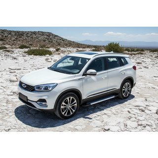 Side Steps New Vision Grey (2 pcs, Aluminum) Chery Tiggo 8 2017- photo 1