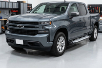 Chevrolet Silverado 2019- Side Steps Allmond Grey (2 pcs, Aluminum) photo 1