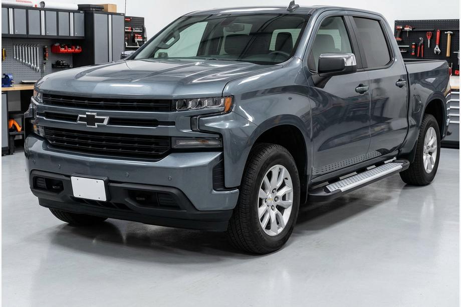 Chevrolet Silverado 2019- Side Steps Allmond Grey (2 pcs, Aluminum) Image