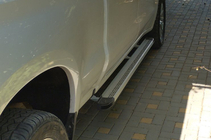Chevrolet Silverado 2019- Side Steps Maya V2 (2 pcs, Aluminum) photo 4