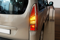 Peugeot Partner Tepee 2008-2018 Chrome Tail Light Covers (2 pcs, Stainless Steel) Carmos photo 1
