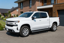 Chevrolet Silverado 2019- Side Steps Tayga Grey (2 pcs, Aluminum) photo 1