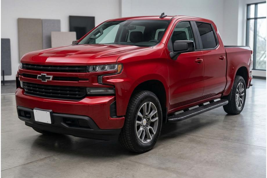 Chevrolet Silverado 2019- Side Steps Bosphorus Black (2 pcs, Aluminum) Image