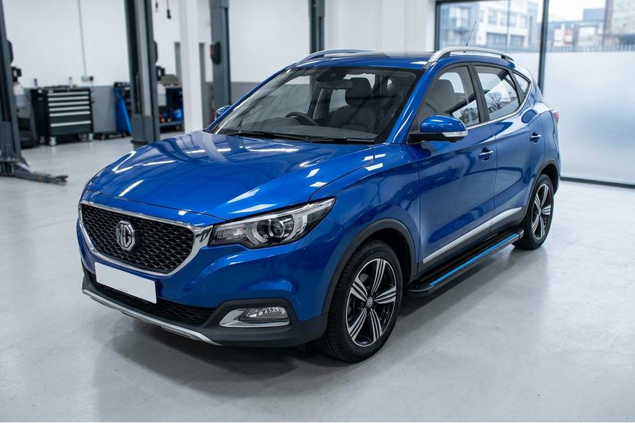 MG ZS 2017-2024 Side Steps Maya Blue (2 pcs, Aluminum) Image