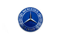 Mercedes-Benz Hood emblem delete cap Mercedes (blue, 57mm) photo 2