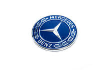 Mercedes-Benz Hood emblem delete cap Mercedes (blue, 57mm) photo 1