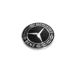 Hood emblem delete cap Mercedes (black, 57mm) photo 1
