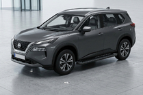 Nissan X-trail T33/Rogue 2022- Side Steps Allmond Black (2 pcs, Aluminum) photo 1