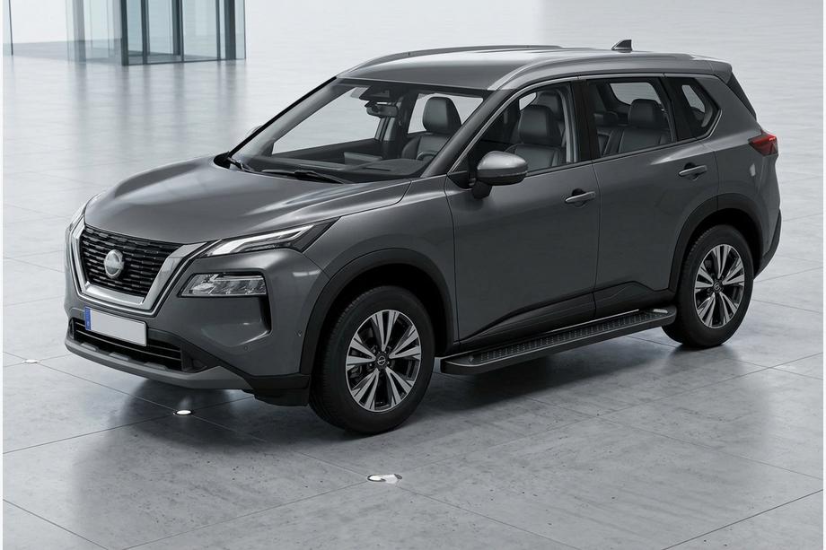 Nissan X-trail T33/Rogue 2022- Side Steps Allmond Black (2 pcs, Aluminum) Image