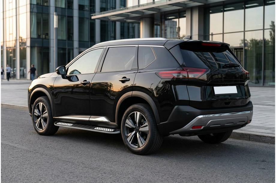 Nissan X-trail T33/Rogue 2022- Side Steps Tayga V2 (2 pcs, Aluminum) Image