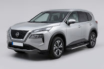 Nissan X-trail T33/Rogue 2022- Side Steps Bosphore Grey (2 pcs, Aluminum) photo 1