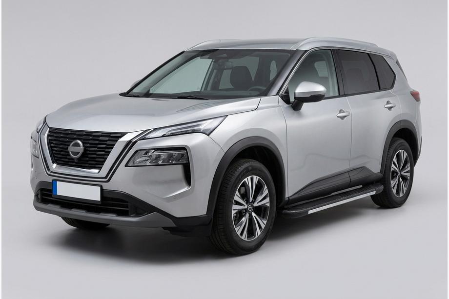 Nissan X-trail T33/Rogue 2022- Side Steps Bosphore Grey (2 pcs, Aluminum) Image