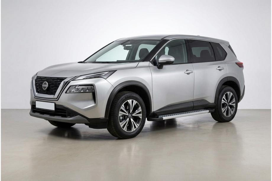Nissan X-trail T33/Rogue 2022- Side Steps Vision New Grey (2 pcs, Aluminum) Image