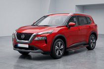 Nissan X-trail T33/Rogue 2022- Side Steps Maya Red (2 pcs, Aluminum) photo 1