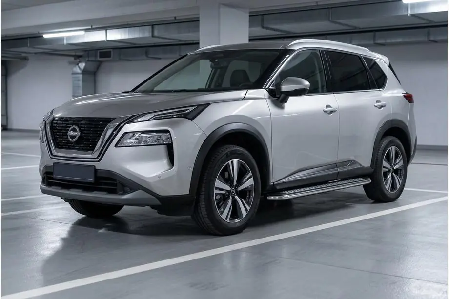 Nissan X-trail T33/Rogue 2022- Side Steps Maydos V2 (2 pcs, Aluminum) Image