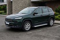 Jeep Cherokee KL 2013- Side Steps Maya V2 (2 pcs, Aluminum) photo 1