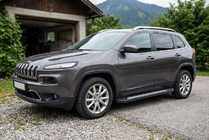 Jeep Cherokee KL 2013- Side Steps Vision New Black (2 pcs, Aluminum) photo 1