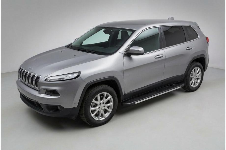 Jeep Cherokee KL 2013- Side Steps Bosphore Grey (2 pcs, Aluminum) Image