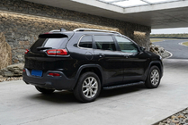 Jeep Cherokee KL 2013- Side Steps Allmond Black (2 pcs, Aluminum) photo 1