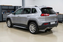 Jeep Cherokee KL 2013- Side Steps Allmond Grey (2 pcs, Aluminum) photo 1