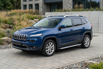 Jeep Cherokee KL 2013- Side Steps Shining V1 (2 pcs, Aluminum) photo 1