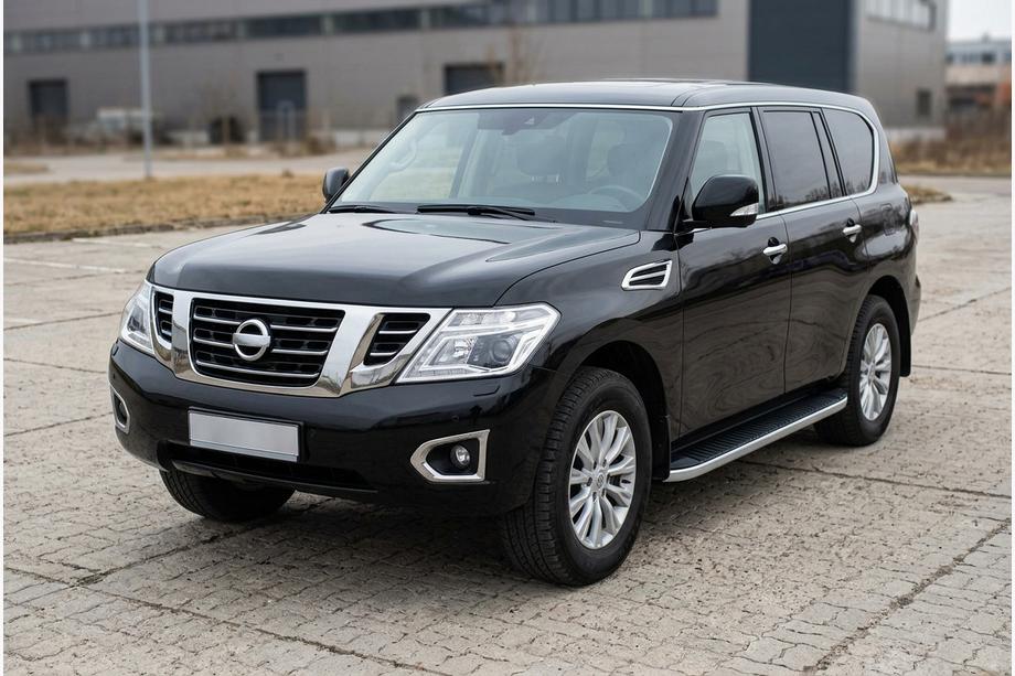 Nissan Armada 2016-2024 Side Steps Tayga Grey (2 pcs, Aluminum) Image