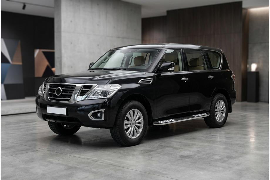Nissan Armada 2016-2024 Side Steps Tayga V2 (2 pcs, Aluminum) Image