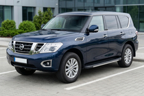 Nissan Armada 2016-2024 Side Steps Bosphore Grey (2 pcs, Aluminum) photo 1