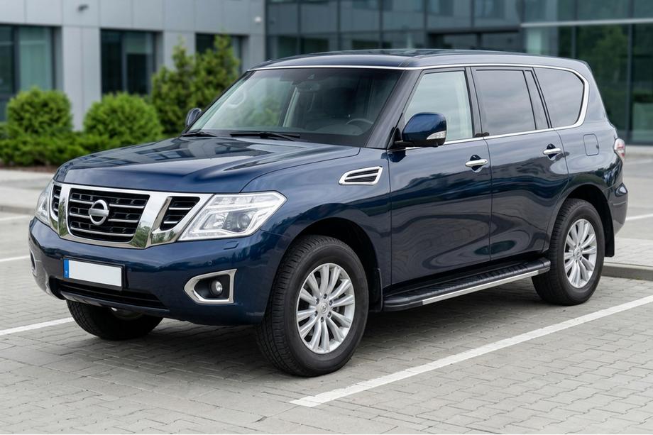 Nissan Armada 2016-2024 Side Steps Bosphore Grey (2 pcs, Aluminum) Image