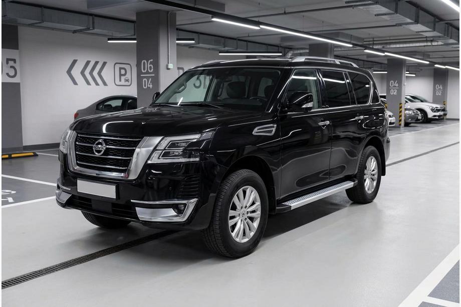 Nissan Armada 2016-2024 Side Steps Maya V2 (2 pcs, Aluminum) Image
