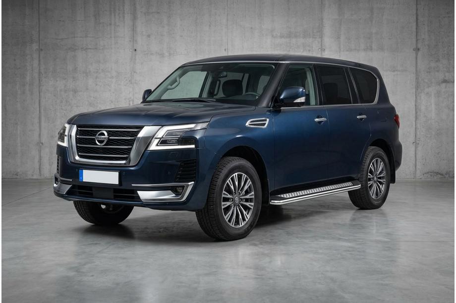 Nissan Armada 2016-2024 Side Steps Maydos V2 (2 pcs, Aluminum) Image