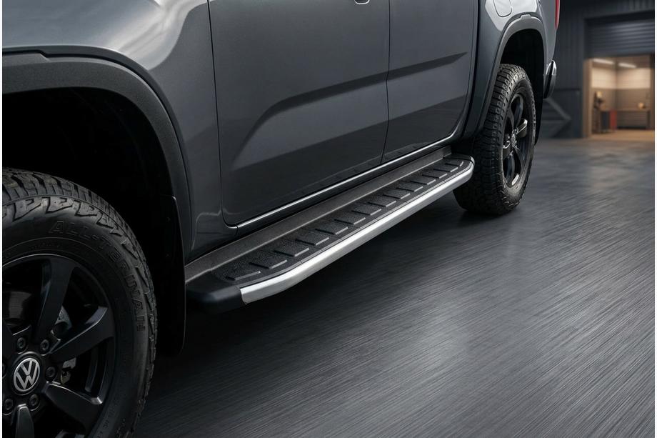 Volkswagen Amarok 2022- Side Steps Fullmond (2 pcs, Aluminum) Image